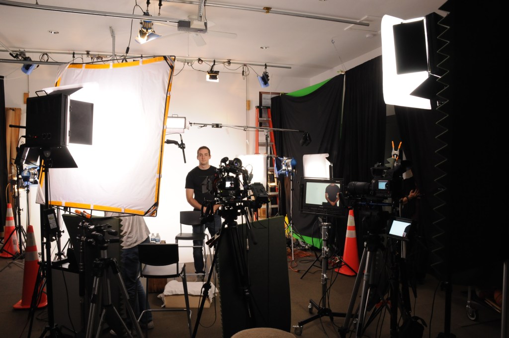 Setting up the proper studio lighting for some new products