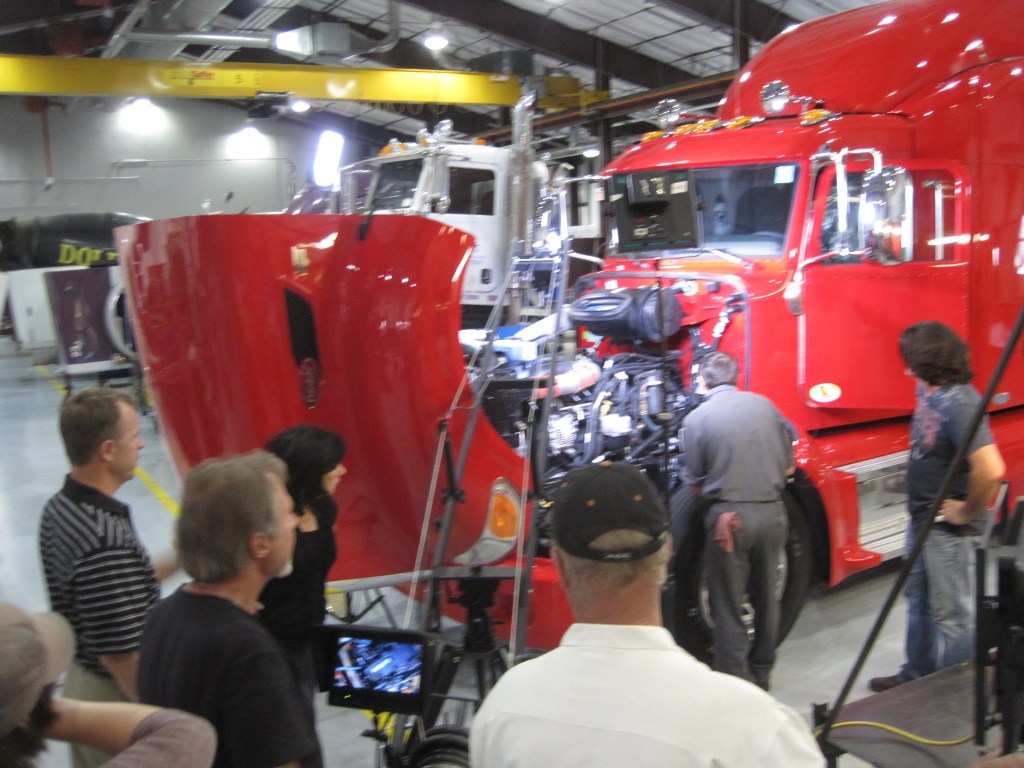 Shooting product shots on location.